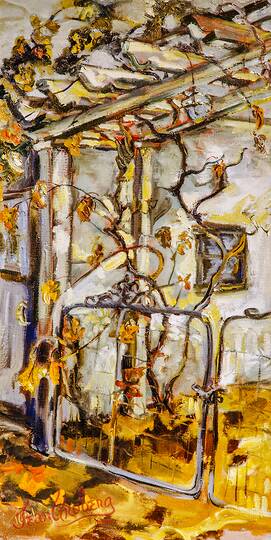 Abandoned Grape Arbor